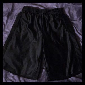 Boys Black Silky Shorts